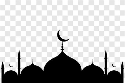 Premium Vector | Islamic Mosque Silhouette Vector Illustration