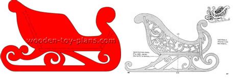 Santa Sleigh Scroll Saw Patterns Free - Image to u