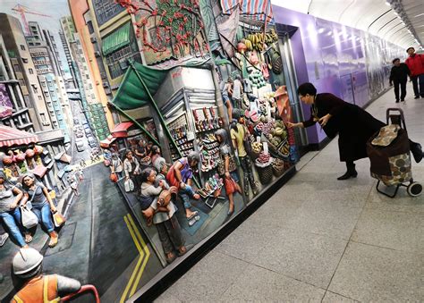 MTR fans queue to become first to use Sai Ying Pun station | South ...