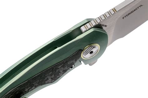 Bestech Knives Pterodactyl green titanium BT1801B pocket knife ...