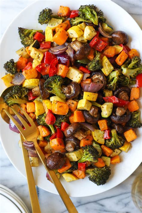 Roasted Vegetables - Damn Delicious