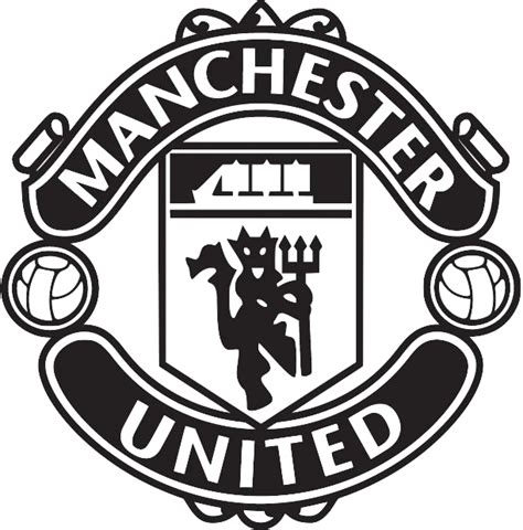 Download Manchester United Black Logo Png - Full Size PNG Image - PNGkit