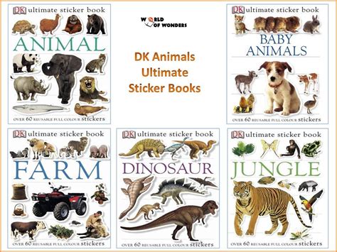 World of Wonders: DK Animals Ultimate Sticker Books