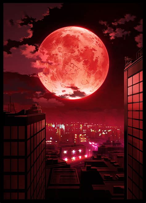 Red Moon, Moon Ninja HD phone wallpaper | Pxfuel