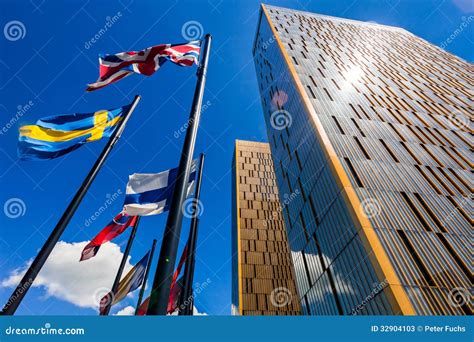 European Court of Justice in Luxembourg Stock Image - Image of spring ...