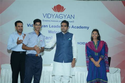 MLA Pankaj Singh Felicitates Students during His Visit to VidyaGyan ...