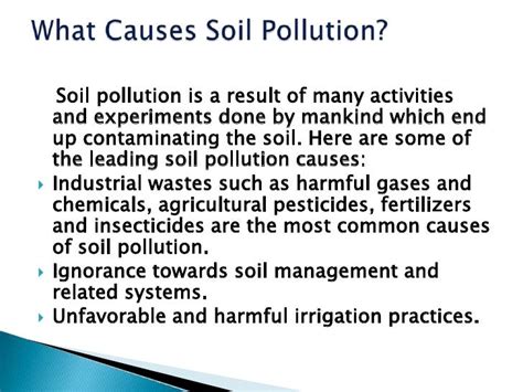 Soil pollution, health effect of the soil