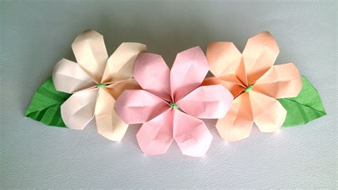 Origami ideas: Origami Flower Easy Paper Flowers