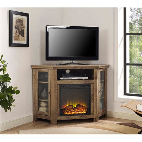 Keaton Barn Wood 48" Corner Fireplace TV Stand | RC Willey | Living ...