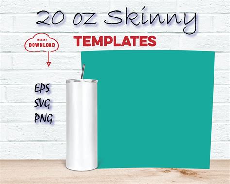 20 Oz Tumbler Wrap Template