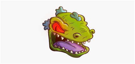 Reptar Rugrats Vector, HD Png Download , Transparent Png Image - PNGitem