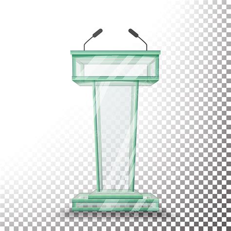 Transparent Podium Vector Hd PNG Images, Transparent Glass Podium ...