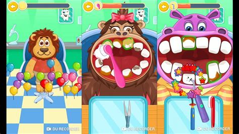 DENTIST GAME FOR KIDS - LEARN BRUSHING TEETH - YouTube