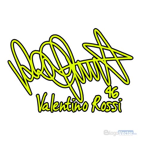 Valentino Rossi Signature Logo vector (.cdr) - BlogoVector