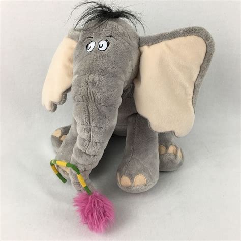 Dr Seuss Horton Hears a Who Elephant Plush Macys 2008 With Clover 14 ...