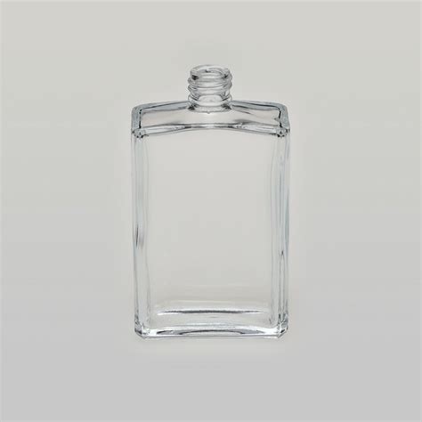 BulkPerfumeBottles.com| 3.4 oz (100ml) Square Clear Glass Bottle (60 ...