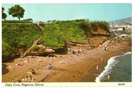 Fairy Cove, Paignton, Devon, England Rare Vintage Postcard 21.08.1971 ...