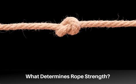 What Determines Rope Strength?