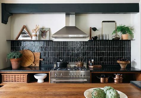 Black Tile Backsplashes Done Right | Centsational Style