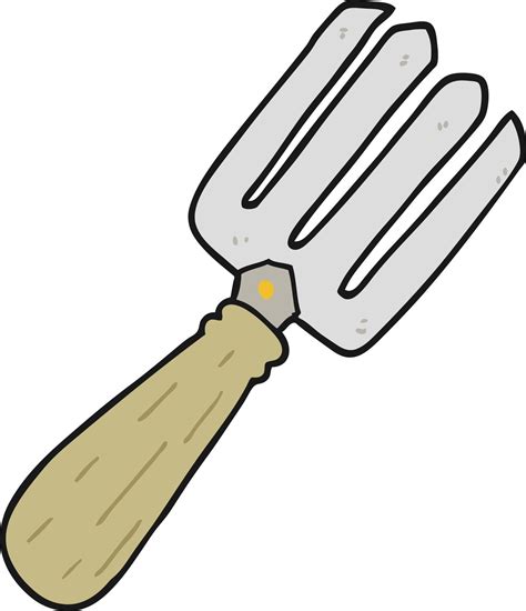 doodle cartoon fork 12985396 Vector Art at Vecteezy