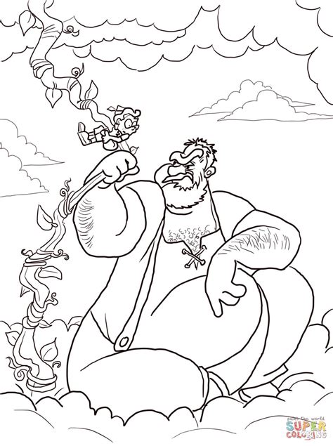 Jack And The Beanstalk Coloring Pages - Coloring Home