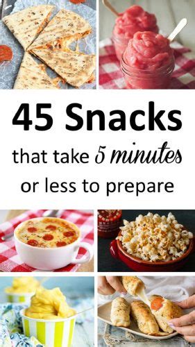 5-Minute Snacks Recipes – REASONS TO SKIP THE HOUSEWORK