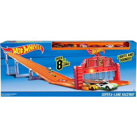 Hot Wheels Super 6-Lane Raceway Track With 6 Cars (IN STOCK) – Advanced ...