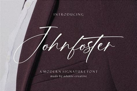 Johnfoster Font - Dafont Free