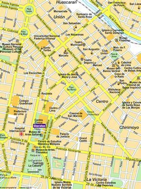 Map Lima, Lima Metropolitana, Peru. Maps and directions at hot-map.