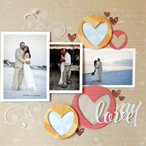 Wedding Scrapbook Page Layout Ideas | LoveCrafts