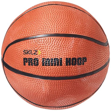 Buy SKLZ Pro Mini Hoop 5-Inch Rubber Basketball, Orange Online at ...