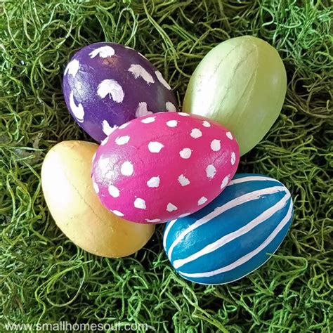 Easy Painted Easter Eggs in Bright Spring Colors - Girl, Just DIY!