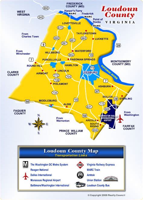 Map Of Loudoun County Va