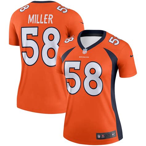 Women's Denver Broncos Von Miller Nike Orange Legend Jersey