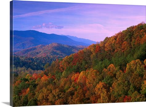 Appalachian Mountains ablaze with fall color Great Smoky Mountains ...