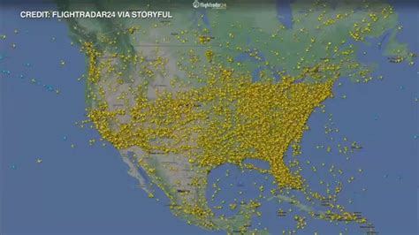 Travel Thanksgiving 2022: Flight radar animation shows pre-holiday air ...