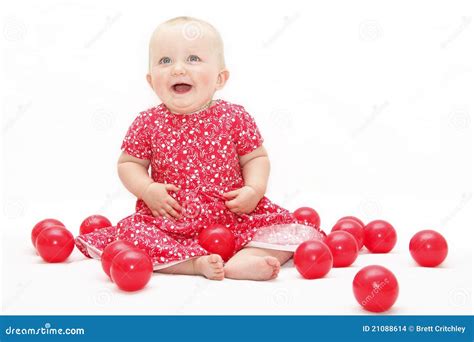 Happy baby playing stock photo. Image of cheerful, playing - 21088614