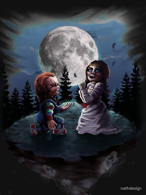 "Chucky vs Annabelle " T-shirt by nathdesign | Redbubble