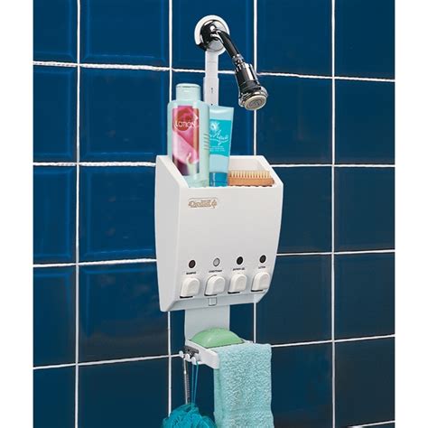 Better Living Products Classic IV Dispenser™ - Shower Caddy White 75453 ...