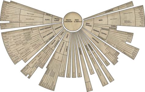 Indo-European Languages Family Chart