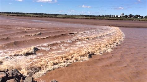 Bay of Fundy Tidal Bore at Truro, Nova Scotia - YouTube