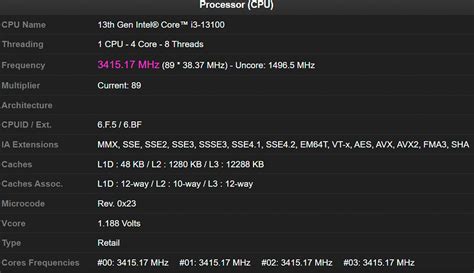 Aparece el Intel Core i3-13100: 4 núcleos de alto rendimiento a 4,30 GHz