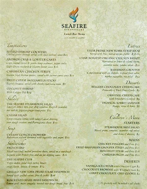 Seafire Steakhouse - Paradise Island, Bahamas