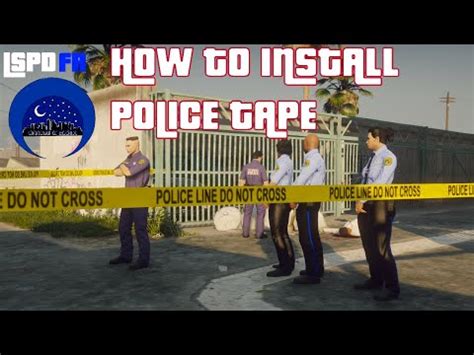 LSPDFR Tutorial Sept 2022 | How to install Police Tape | - YouTube