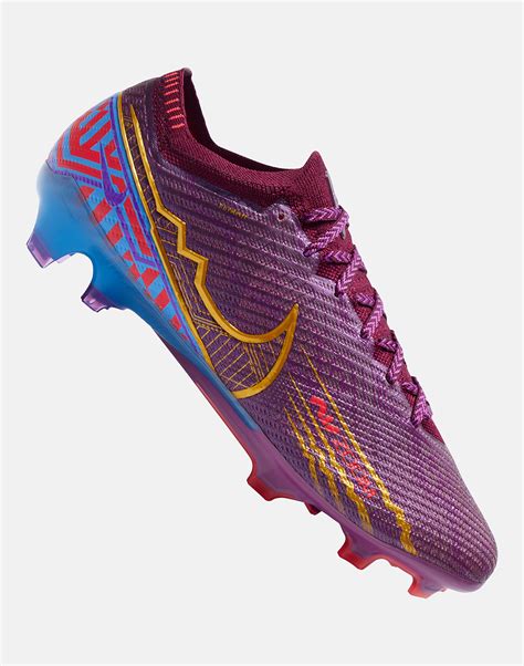 Nike Adults Mercurial Zoom Vapor 15 Elite Mbappe Firm Ground - Purple ...