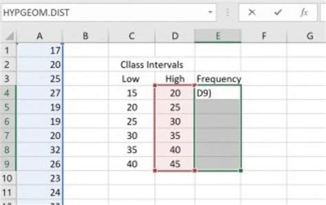 Constructing a histogram in excel - dsaepurple