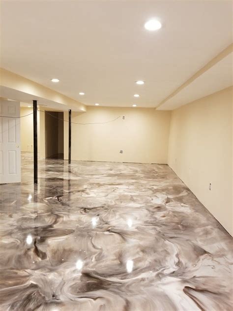 20+ Metallic Epoxy Basement Floor – The Urban Decor