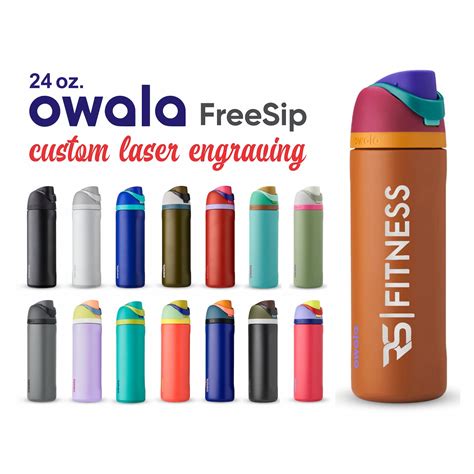 Owala Freesip 24oz Bottle FREE Laser Engraving Stainless Steel Powder ...