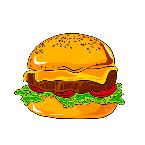 Beef Burger Clipart