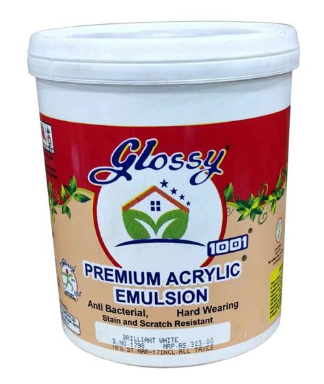 1001 Premium Acrylic Emulsion – Glossy 1001 Paints